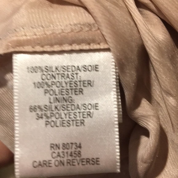 BCBG Maxazria sequin soft pink/plum lovely dress size10 silk needs some mending - Picture 9 of 14